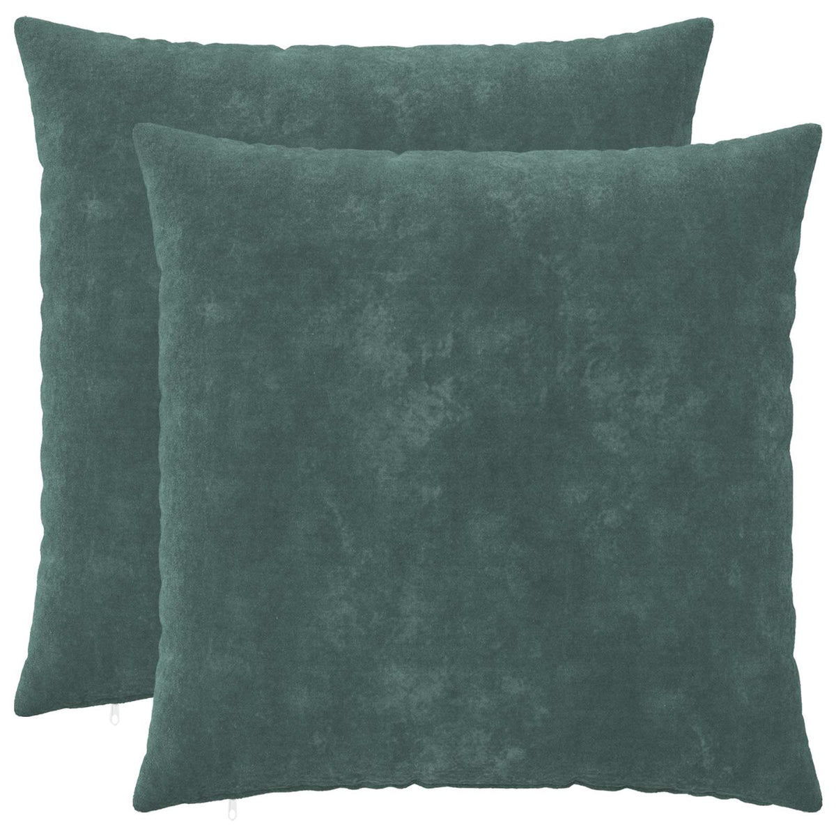 vidaXL Cushion with Pillow HEERLEN 2 pcs Sea Blue Microfiber Fleece