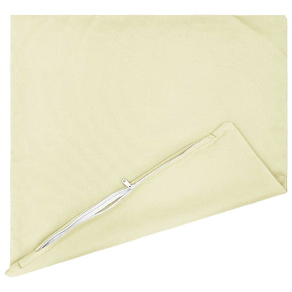 vidaXL Cushion with Pillow HEERLEN 2 pcs Cream Polyester