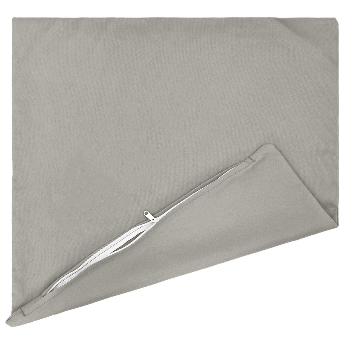 vidaXL Cushion with Pillow HEERLEN 2 pcs Grey Polyester
