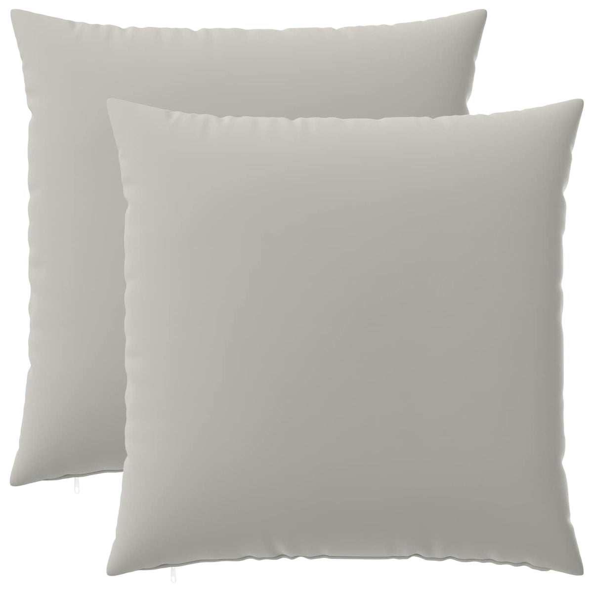 vidaXL Cushion with Pillow HEERLEN 2 pcs Grey Polyester