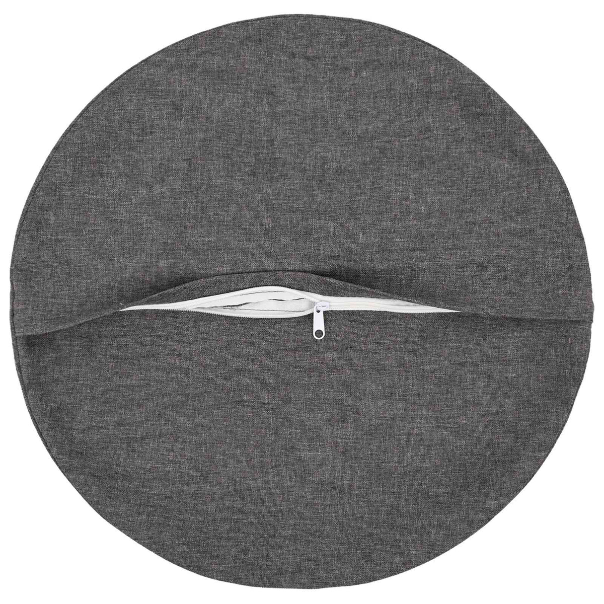 vidaXL Cushion with Pillow HEERLEN 2 pcs Light Grey Fabric