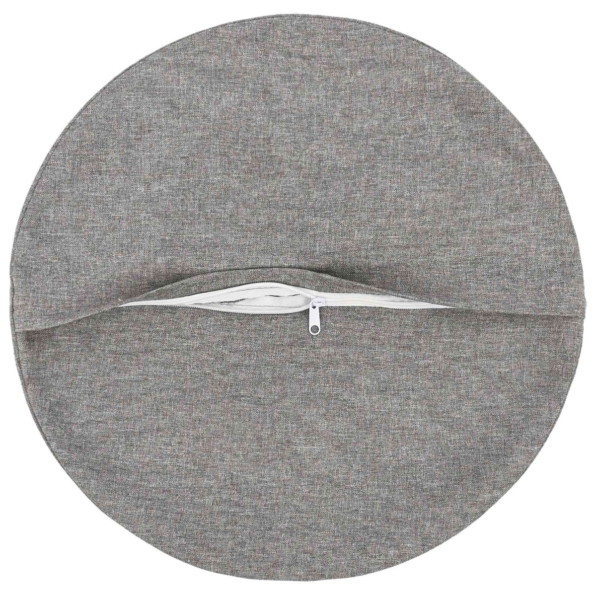 vidaXL Cushion with Pillow HEERLEN 2 pcs Cloud Grey Fabric