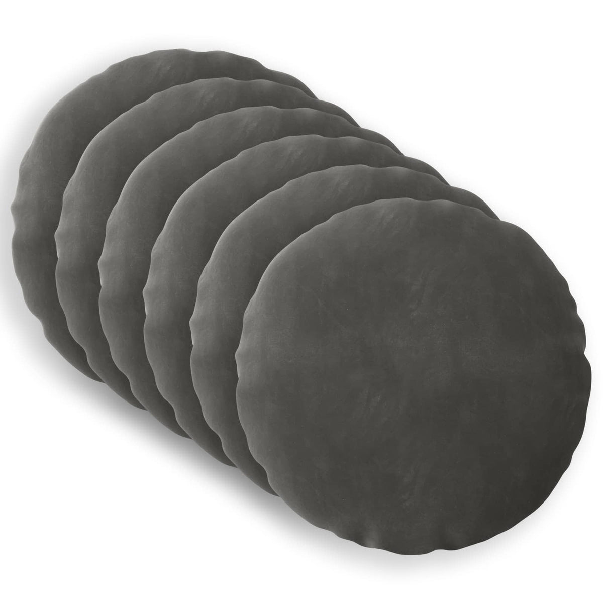 vidaXL Cushion with Pillow HEERLEN 6 pcs Dark Grey Velvet