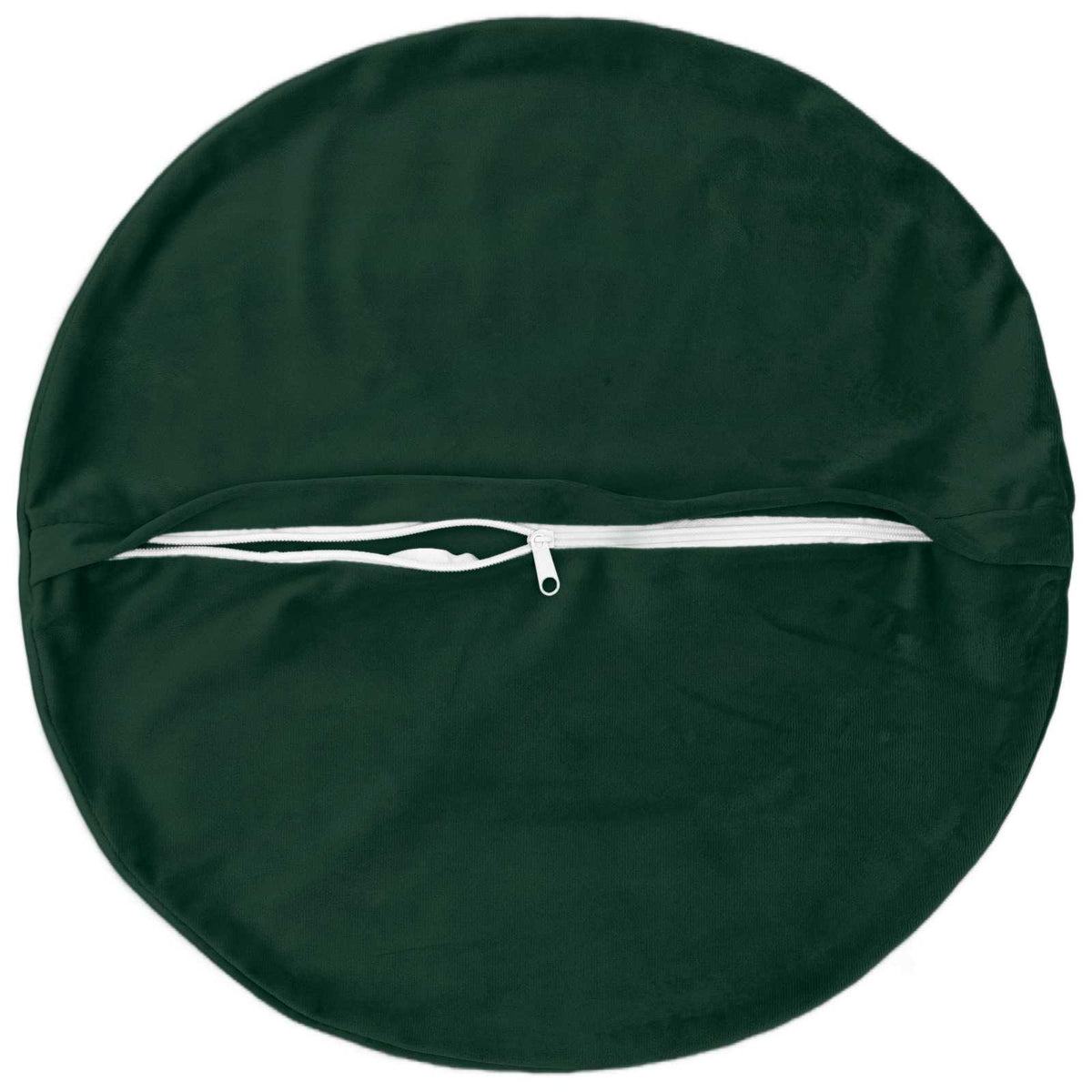 vidaXL Cushion with Pillow HEERLEN 2 pcs Dark Green Velvet