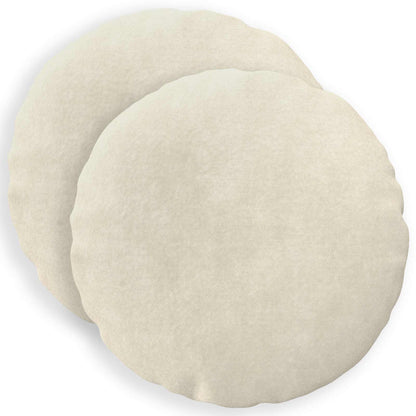 vidaXL Cushion with Pillow HEERLEN 2 pcs Cream Microfiber Fleece