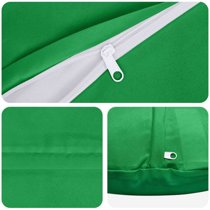 vidaXL Cushion with Pillow HEERLEN 6 pcs Green Polyester