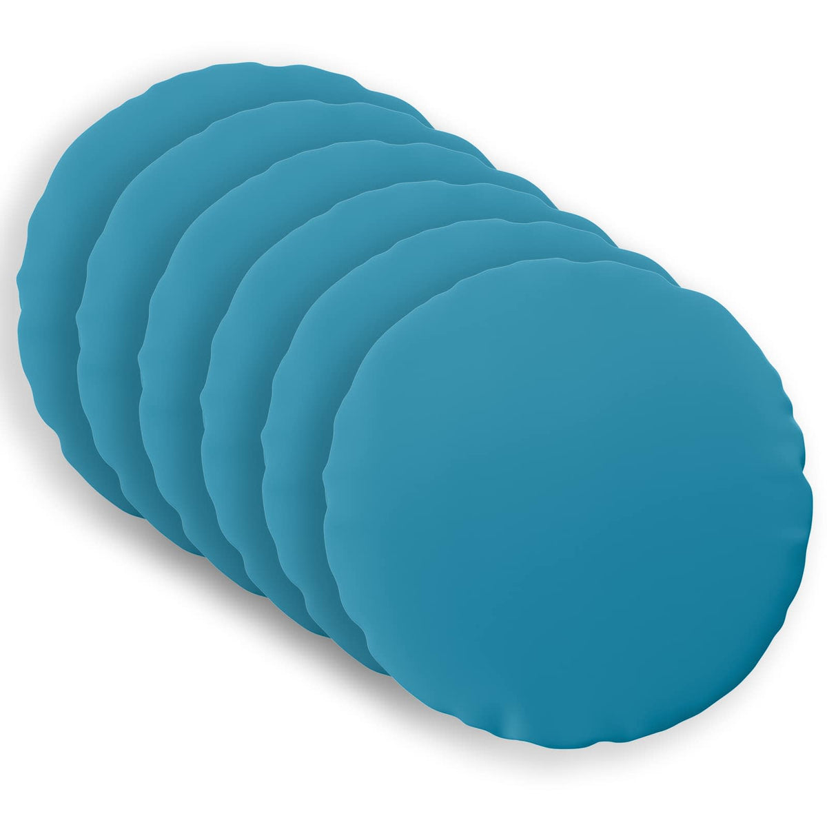 vidaXL Cushion with Pillow HEERLEN 6 pcs Light Blue Polyester