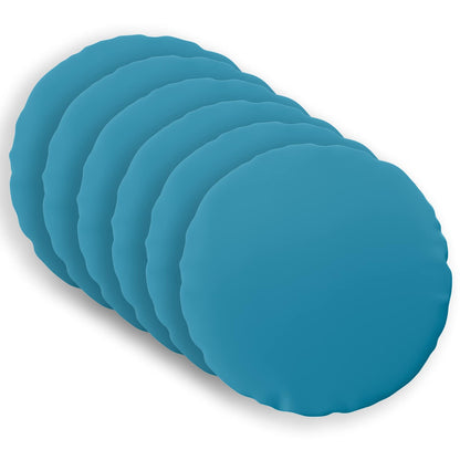 vidaXL Cushion with Pillow HEERLEN 6 pcs Light Blue Polyester