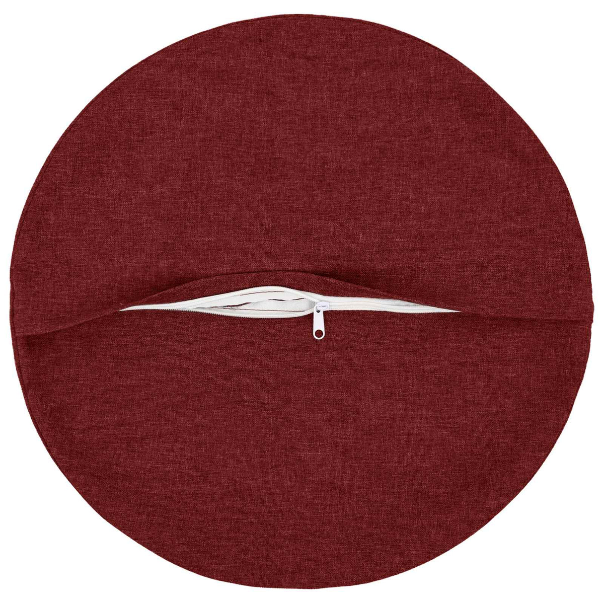vidaXL Cushion with Pillow HEERLEN 6 pcs Wine Red Fabric