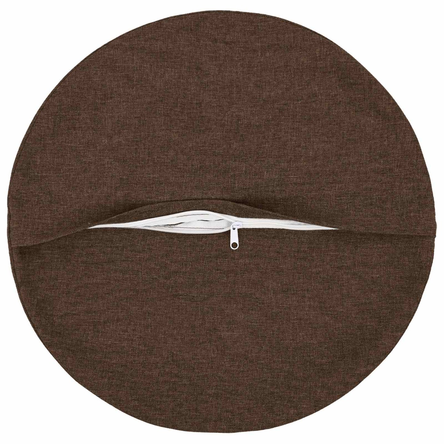vidaXL Cushion with Pillow HEERLEN 6 pcs Brown Fabric