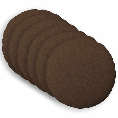 vidaXL Cushion with Pillow HEERLEN 6 pcs Brown Fabric