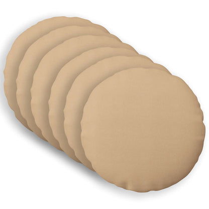 vidaXL Cushion with Pillow HEERLEN 6 pcs Cream Fabric