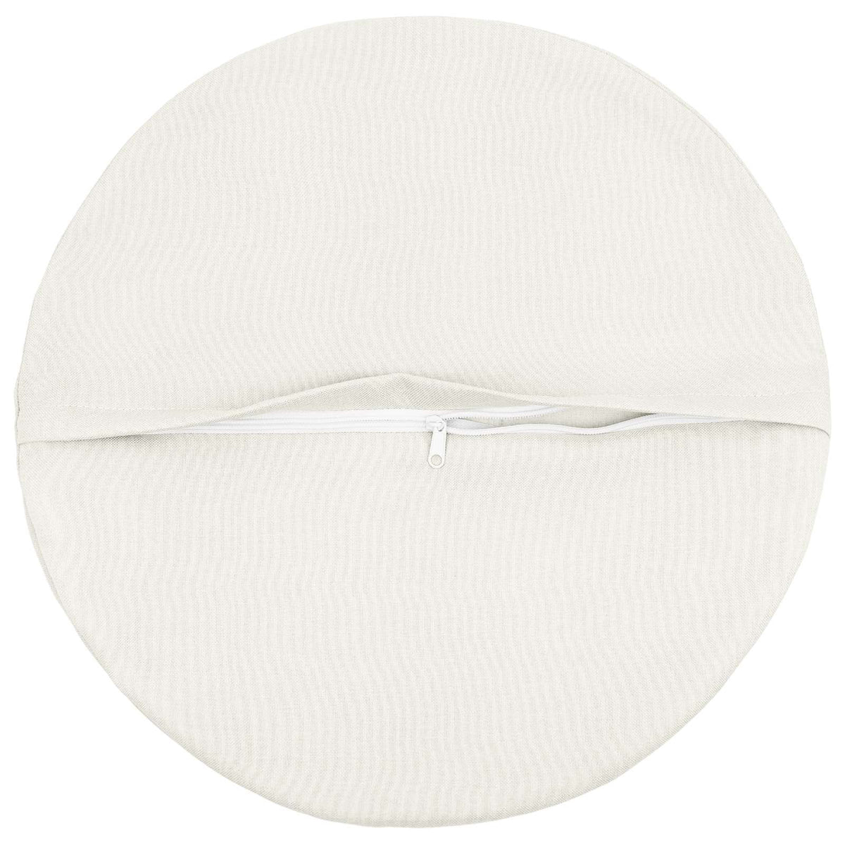 vidaXL Cushion with Pillow HEERLEN 2 pcs White Fabric