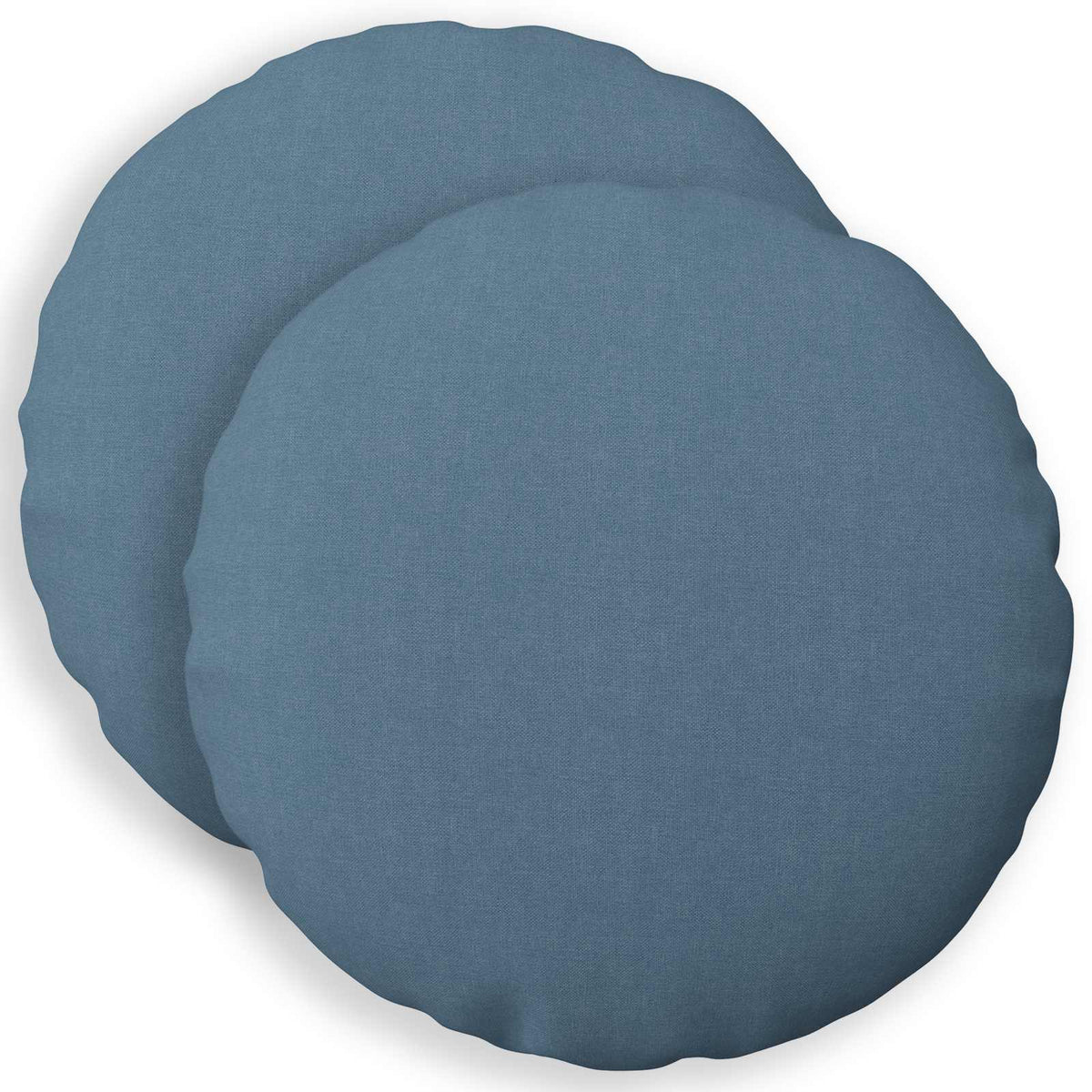 vidaXL Cushion with Pillow HEERLEN 2 pcs Jeans Blue Fabric