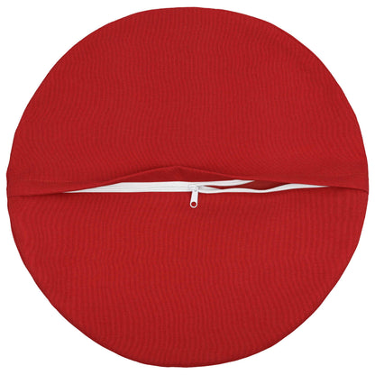 vidaXL Cushion with Pillow HEERLEN 6 pcs Red Fabric