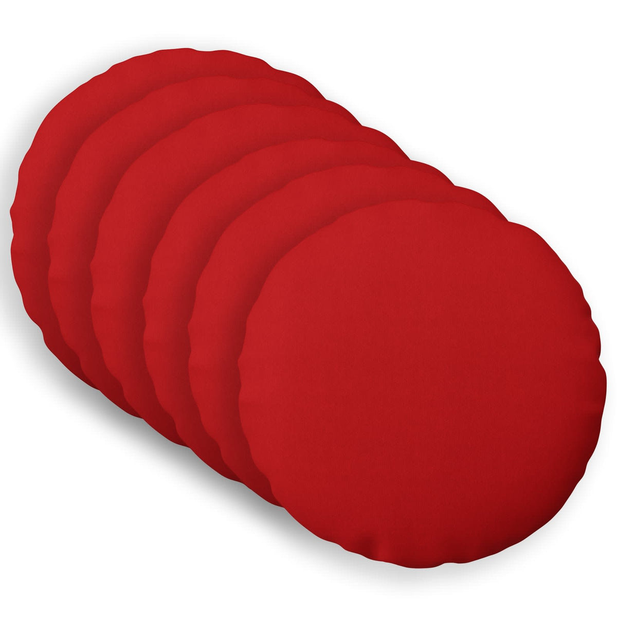 vidaXL Cushion with Pillow HEERLEN 6 pcs Red Fabric
