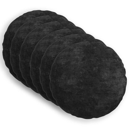 vidaXL Throw Pillow 6 pcs HEERLEN Anthracite Dia. 40 cm