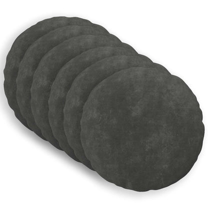 vidaXL Cushion with Pillow HEERLEN 6 pcs Anthracite Microfiber Fleece