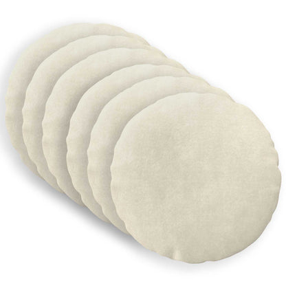 vidaXL Cushion with Pillow HEERLEN 6 pcs Cream Microfiber Fleece