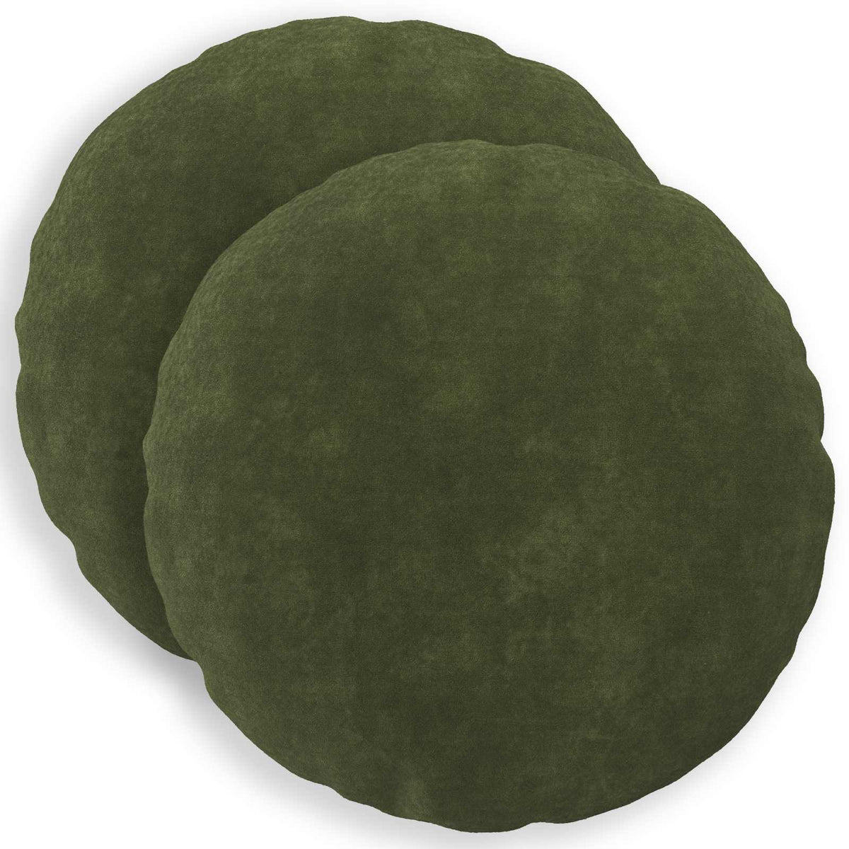 vidaXL Cushion with Pillow HEERLEN 2 pcs Green Microfiber Fleece