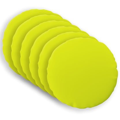 vidaXL Cushion with Pillow HEERLEN 6 pcs Bright Green Polyester