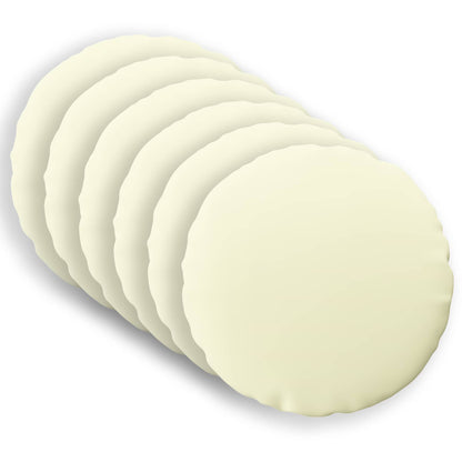 vidaXL Cushion with Pillow HEERLEN 6 pcs Cream Polyester