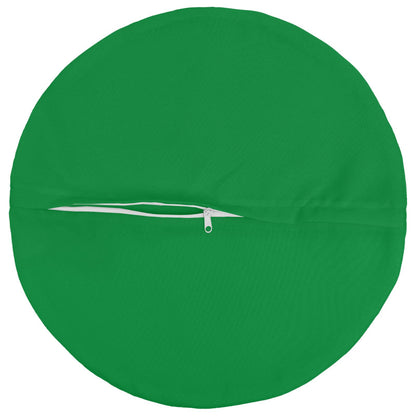 vidaXL Cushion with Pillow HEERLEN 6 pcs Green Polyester