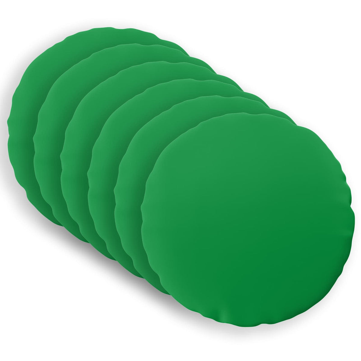 vidaXL Cushion with Pillow HEERLEN 6 pcs Green Polyester