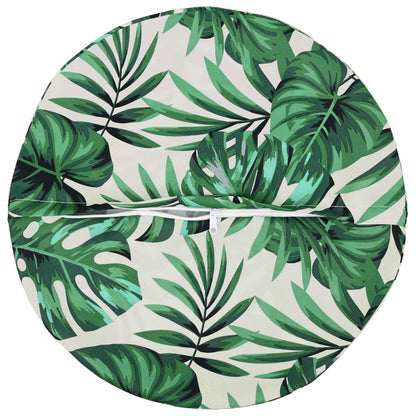 vidaXL Cushion with Pillow HEERLEN 6 pcs Leaf Pattern Polyester
