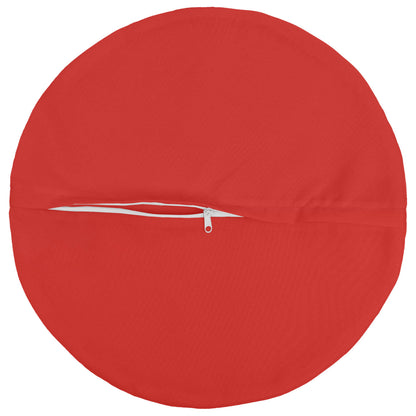 vidaXL Cushion with Pillow HEERLEN 2 pcs Red Polyester