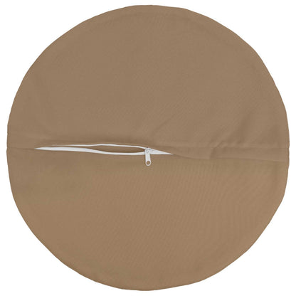 vidaXL Cushion with Pillow HEERLEN 6 pcs Taupe Polyester