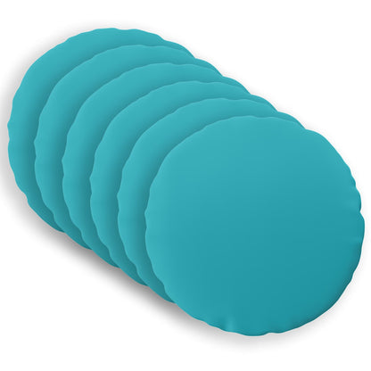 vidaXL Cushion with Pillow HEERLEN 6 pcs Turquoise Polyester