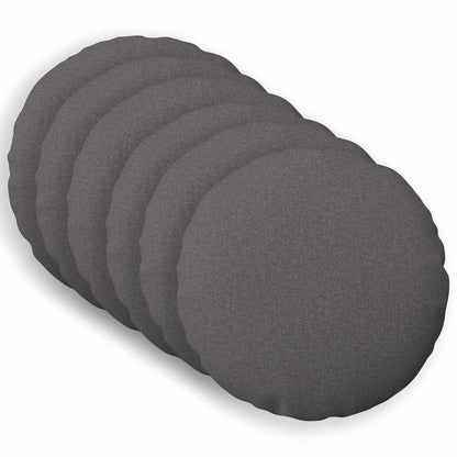 vidaXL Cushion with Pillow HEERLEN 6 pcs Light Grey Fabric