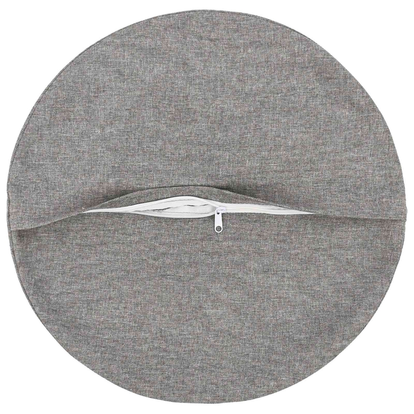 vidaXL Cushion with Pillow HEERLEN 6 pcs Cloud Grey Fabric