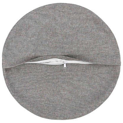 vidaXL Cushion with Pillow HEERLEN 6 pcs Cloud Grey Fabric