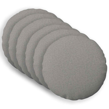 vidaXL Cushion with Pillow HEERLEN 6 pcs Cloud Grey Fabric