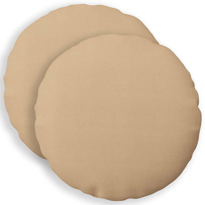 vidaXL Cushion with Pillow HEERLEN 2 pcs Cream Fabric
