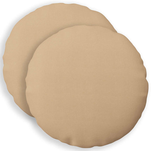 vidaXL Cushion with Pillow HEERLEN 2 pcs Cream Fabric