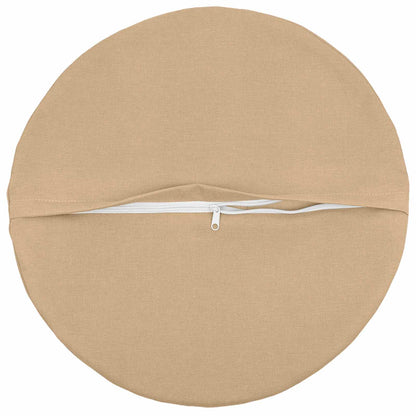 vidaXL Cushion with Pillow HEERLEN 6 pcs Cream Fabric