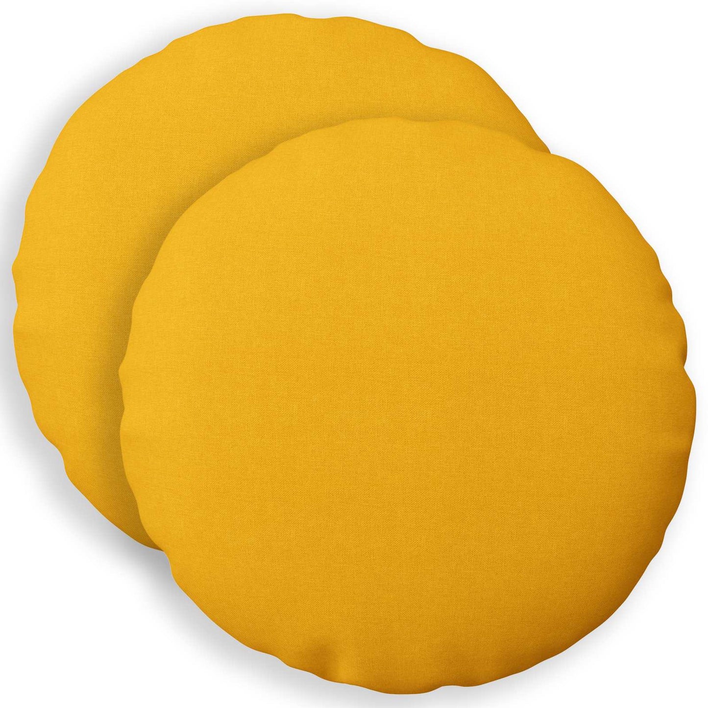 vidaXL Cushion with Pillow HEERLEN 2 pcs Light Yellow Fabric