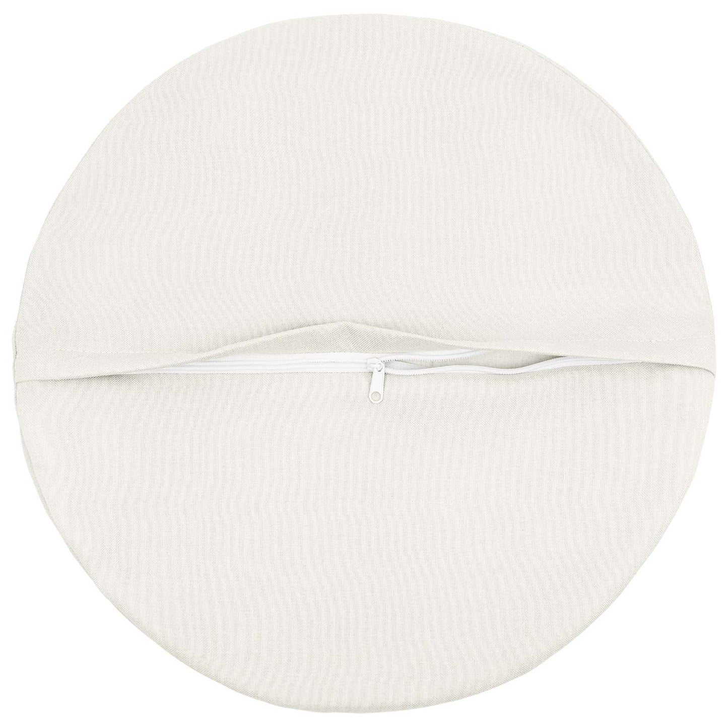 vidaXL Cushion with Pillow HEERLEN 6 pcs White Fabric
