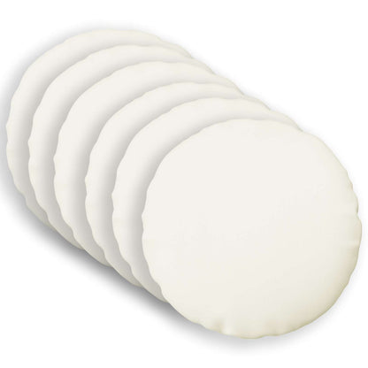 vidaXL Cushion with Pillow HEERLEN 6 pcs White Fabric