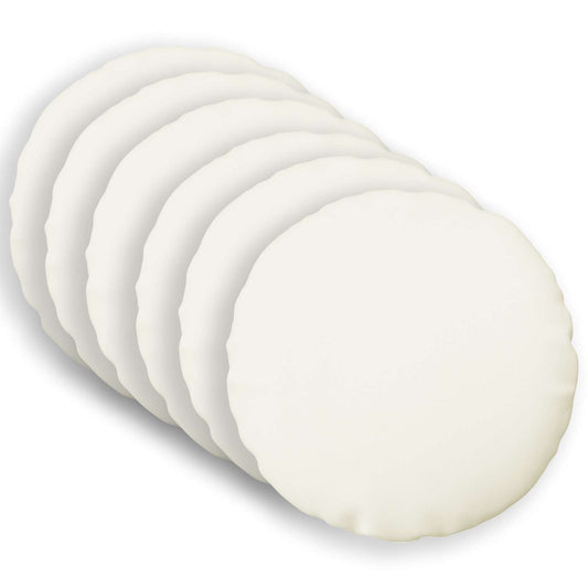 vidaXL Cushion with Pillow HEERLEN 6 pcs White Fabric