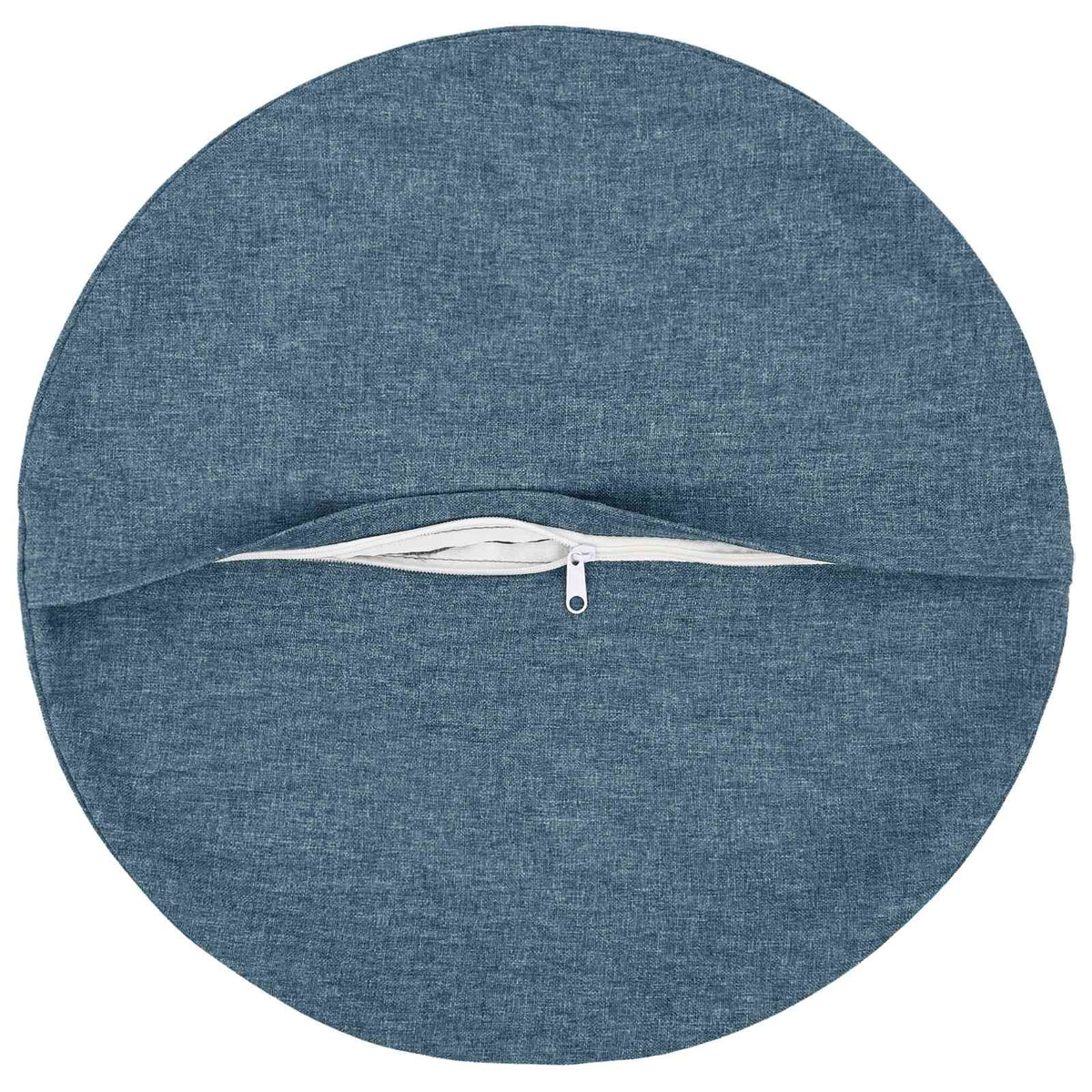 vidaXL Cushion with Pillow HEERLEN 2 pcs Jeans Blue Fabric