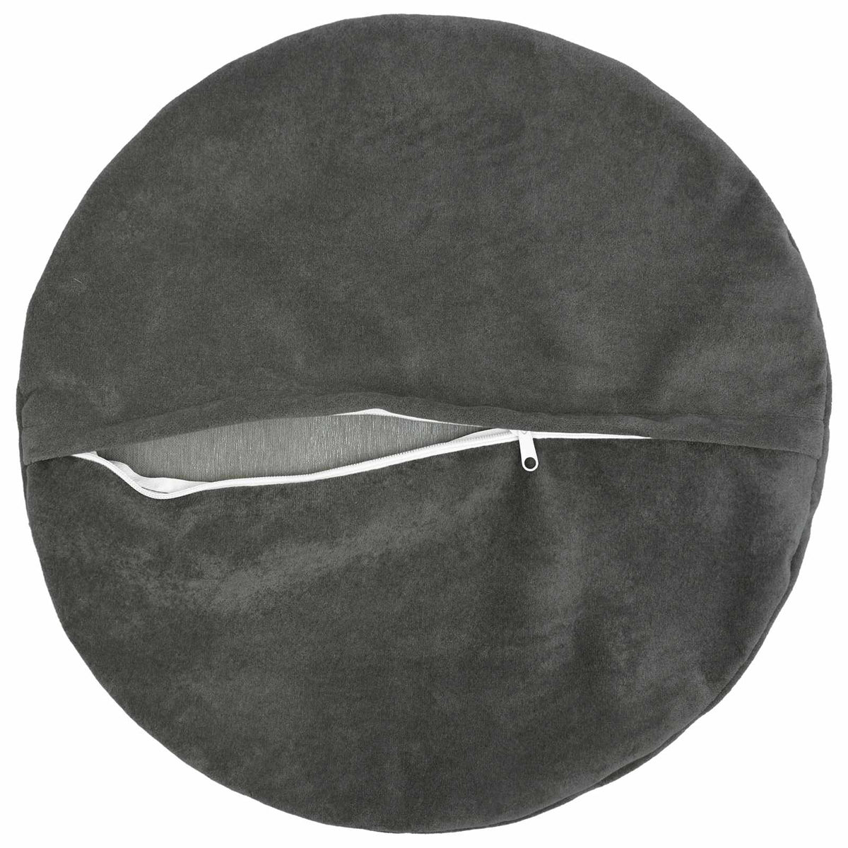 vidaXL Cushion with Pillow HEERLEN 6 pcs Anthracite Microfiber Fleece