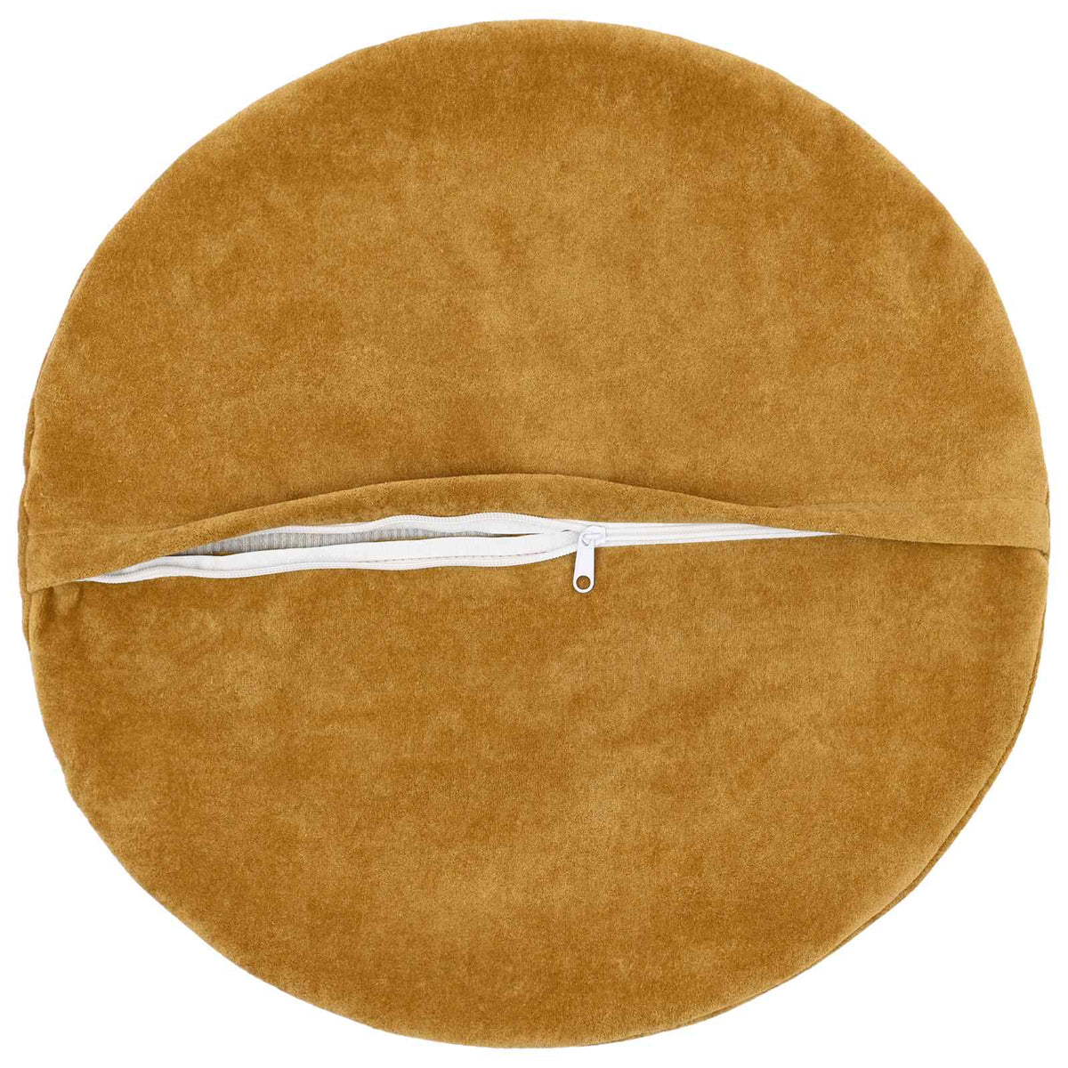 vidaXL Cushion with Pillow HEERLEN 2 pcs Yellow Microfiber Fleece
