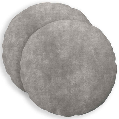 vidaXL Cushion with Pillow HEERLEN 2 pcs Light Grey Microfiber Fleece