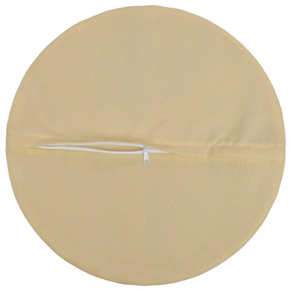 vidaXL Cushion with Pillow HEERLEN 6 pcs Beige Polyester