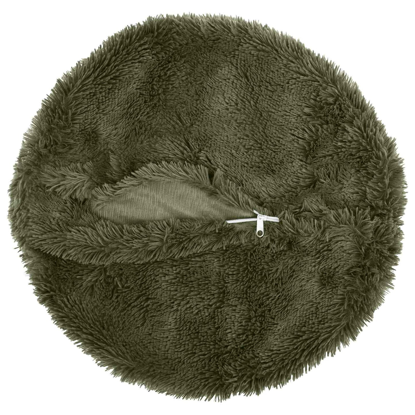 vidaXL Cushion with Pillow HEERLEN 2 pcs Green PV Fleece