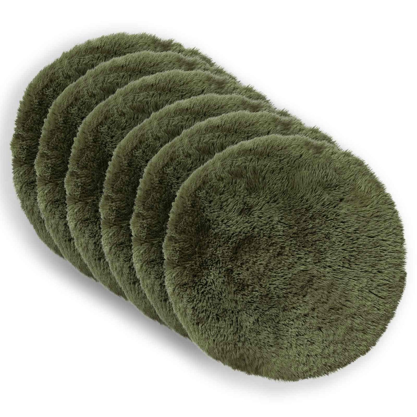 vidaXL Cushion with Pillow HEERLEN 2 pcs Green PV Fleece